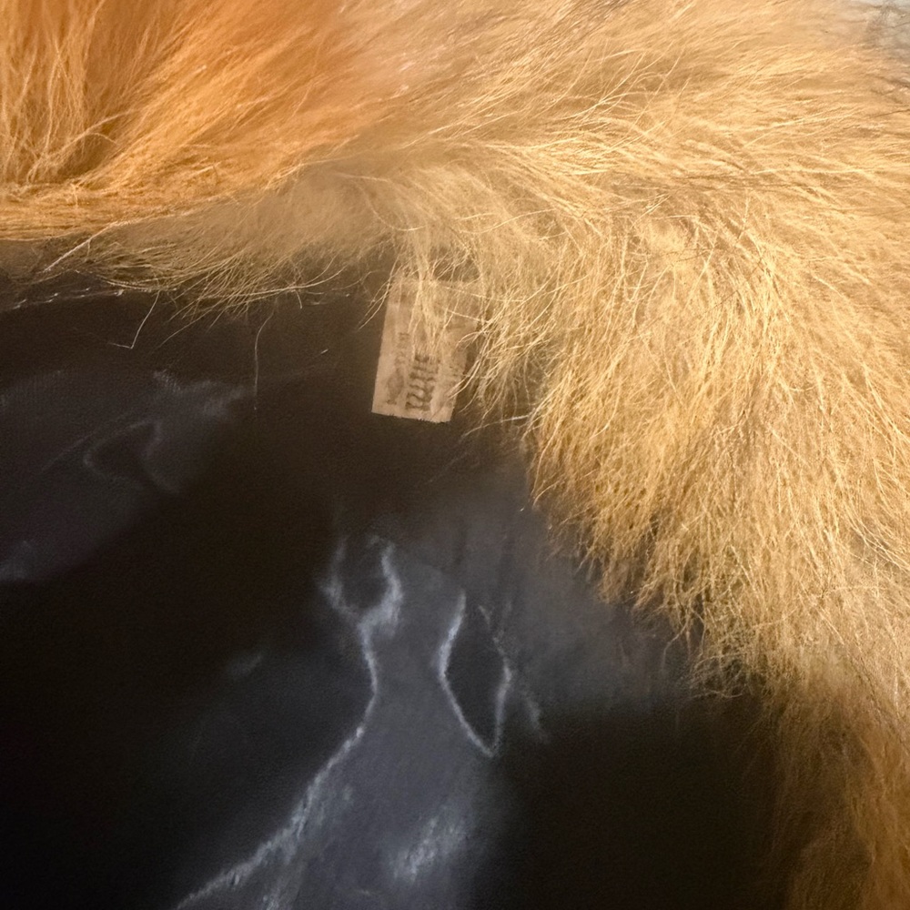 Red fox fur scarf & fox hat luxurious long hair Cossack hat new gold fox scarf - Picture 8 of 16